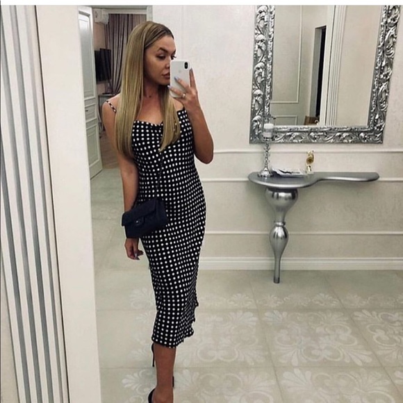 Last🔥Zara polka dot slip dress, bloggers favorite - Picture 4 of 10